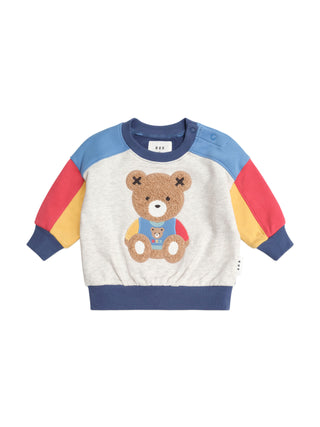 Varsity Huxbear Spliced Sweatshirt