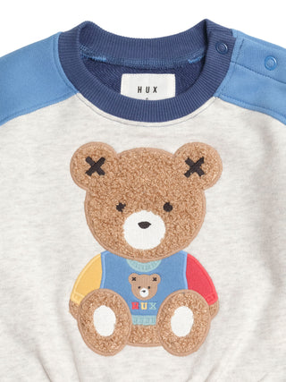 Varsity Huxbear Spliced Sweatshirt