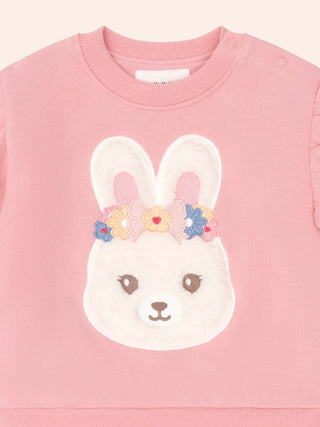 FLOWER FIELD BUNNY SWEATSHIRT