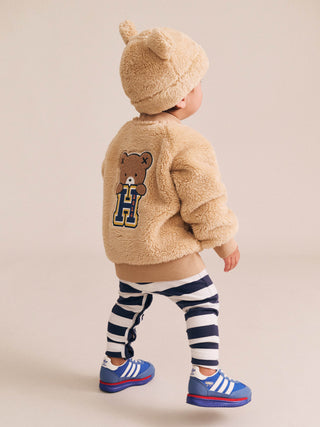 VARSITY HUX FUR JACKET