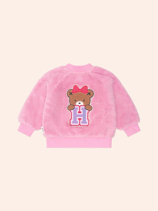 VARSITY HUXETTE FUR JACKET