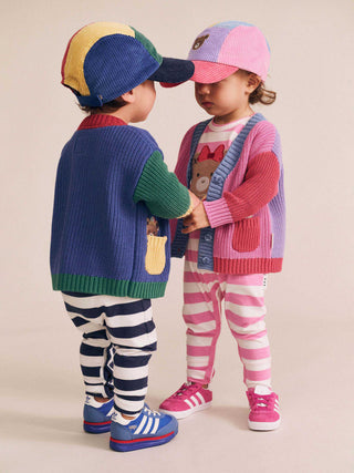 COLOUR BLOCK VARSITY HUX CARDI