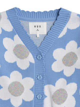 Daisy Scalloped Knit Cardi