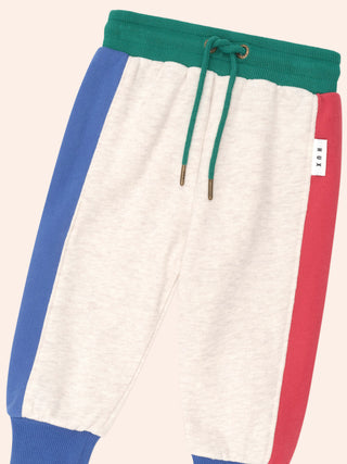 COLOUR BLOCK SPLICE TRACKPANT