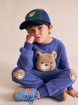 FURRY HUXBEAR COBALT TRACKPANT