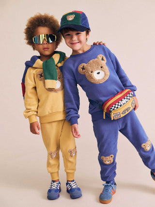 FURRY HUXBEAR COBALT TRACKPANT