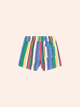 VARIEGATED STRIPE DRAWCORD SHORT