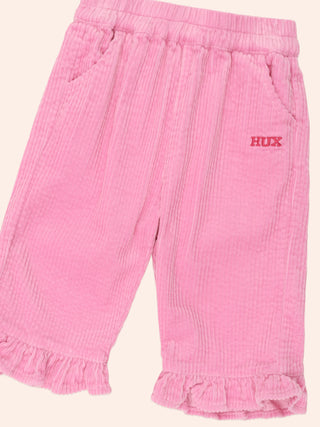 CORD FRILL HEM PANT