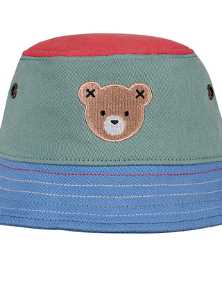 Huxbear Bucket Hat Denim Multicolour