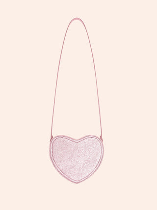 STRAWBERRY SEQUIN HEART BAG