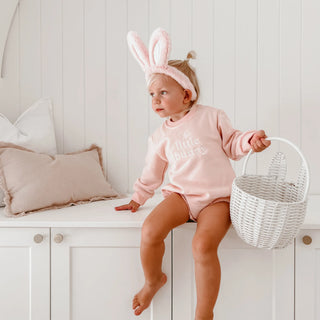 Cotton Tail Romper - Petal (Removable Tail)