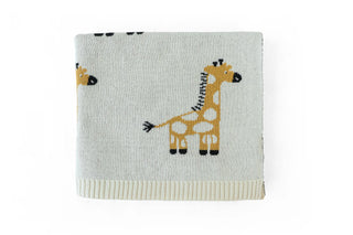 Giraffe Giggles Baby Blanket
