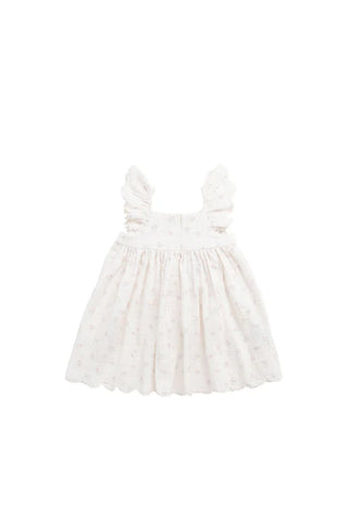Organic Cotton Muslin Annalise Dress - Pauline Pink