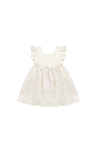 Organic Cotton Muslin Brielle Dress - Vintage Ditsy