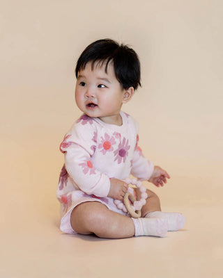 ORCHARD BLOOM ORGANIC KNITTED BODYSUIT