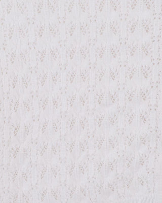 POINTELLE ORGANIC COTTON CARDIGAN