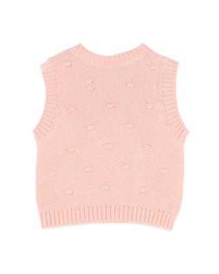 GEMMA ORGANIC BOBBLE KNIT VEST