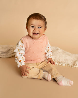 GEMMA ORGANIC BOBBLE KNIT VEST