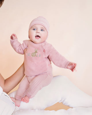 FERN BUNNY ORGANIC KNITTED  JUMPER