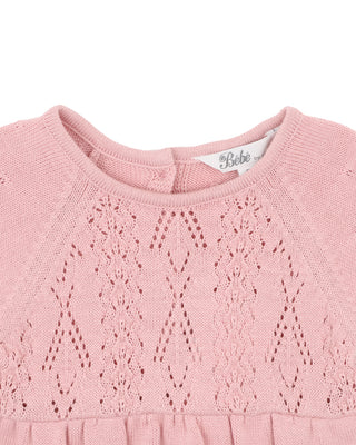 FERN ORGANIC POINTELLE KNITTED BODYSUIT