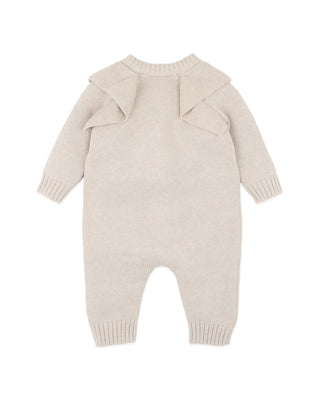 FERN HAND EMB. ORGANIC KNIT ROMPER