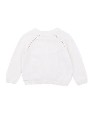 FERN HAND EMB. ORGANIC CARDIGAN