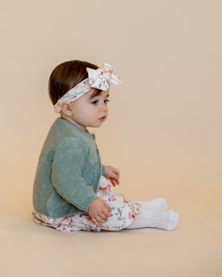 GIRLS SAGE POINTELLE CARDIGAN