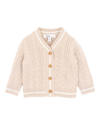 ROMAN CABLE KNIT CARDIGAN