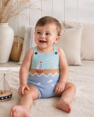 MAX ORGANIC HAND EMB. KNITTED BODYSUIT