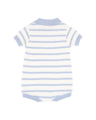 BRADY ORGANIC KNITTED POLO ROMPER