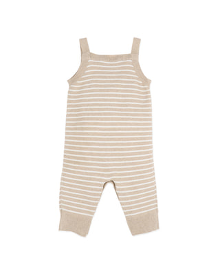 HUNTER ORGANIC STRIPE KNITTED OVERALLS