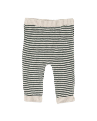OTTO STRIPE ORGANIC KNITTED LEGGINGS