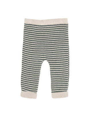 OTTO STRIPE ORGANIC KNITTED LEGGINGS