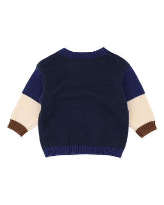 JAKE BLOCK KNITTED JUMPER