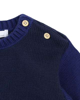 JAKE BLOCK KNITTED JUMPER