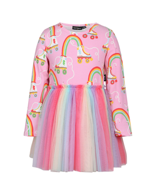LET THE GOOD TIMES ROLL LONG SLEEVE CIRCUS DRESS