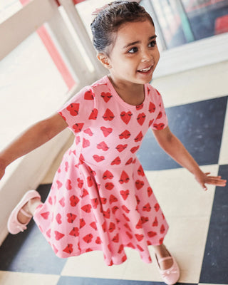 Waisted Dress - HEARTS
