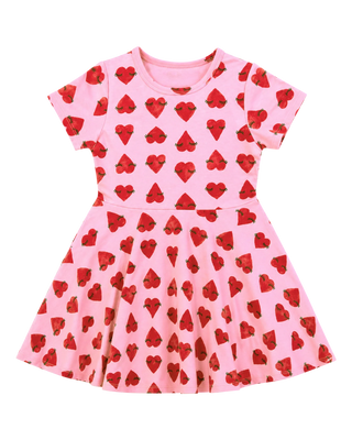 Waisted Dress - HEARTS