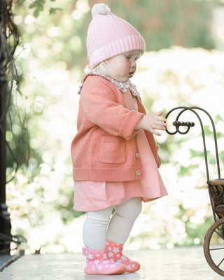 Organic Beanie Bobby - Misty Rose
