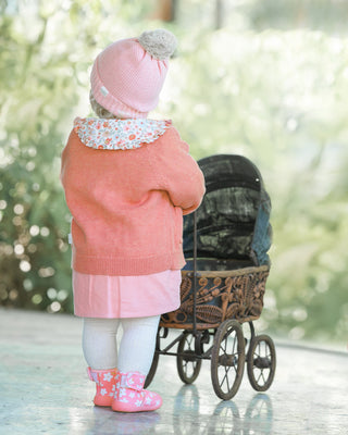 Organic Beanie Bobby - Misty Rose