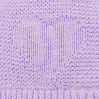 Organic Earmuff Heart Amethyst