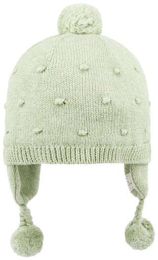 Organic Earmuff Popcorn Matcha (LS)