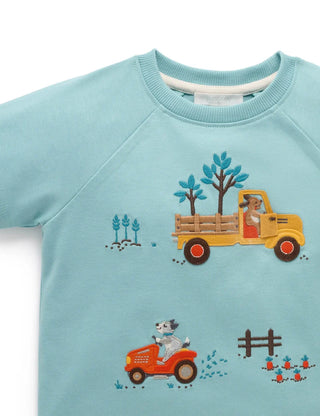 Garden Work Relaxed Tee - Eucalyptus