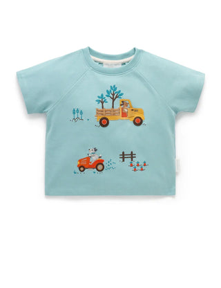 Garden Work Relaxed Tee - Eucalyptus