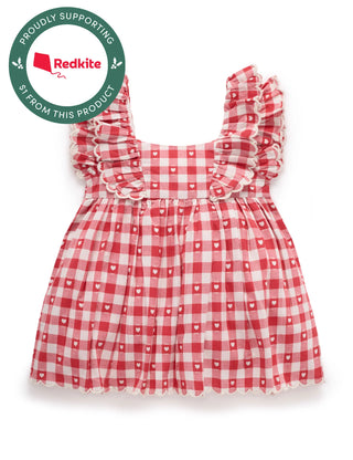 Heart Gingham Dress