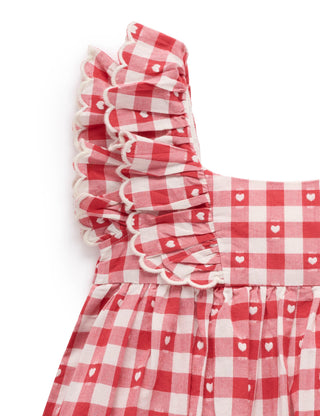 Heart Gingham Dress