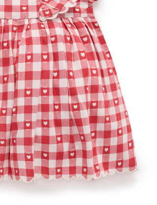 Heart Gingham Dress