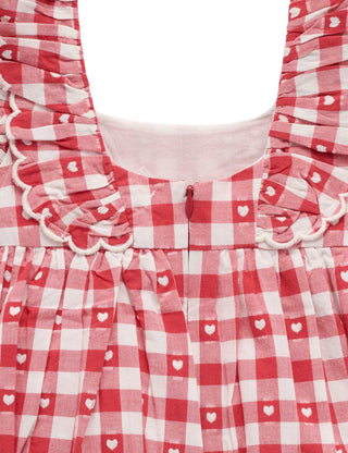 Heart Gingham Dress