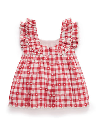Heart Gingham Dress