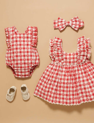 Heart Gingham Dress